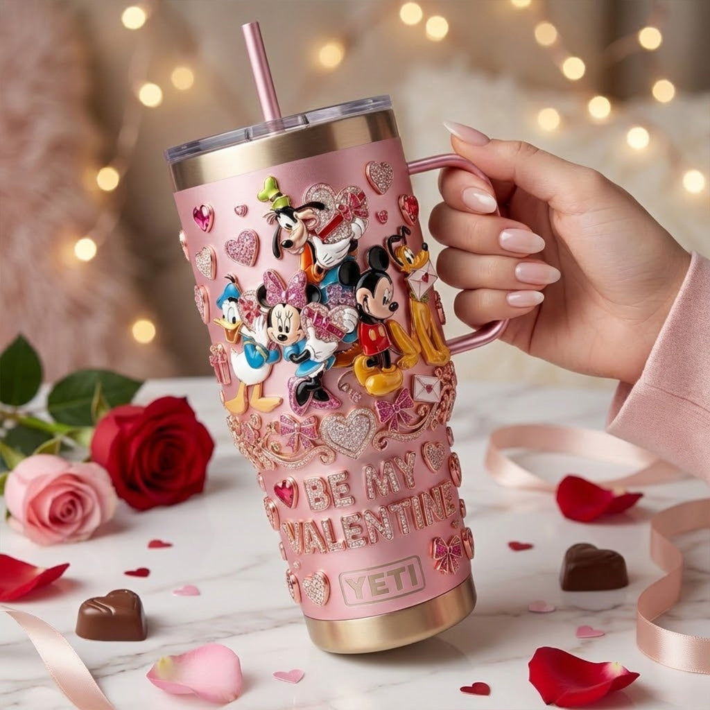 MICK Valentine's Day 40oz Tumbler With Handle TNSM