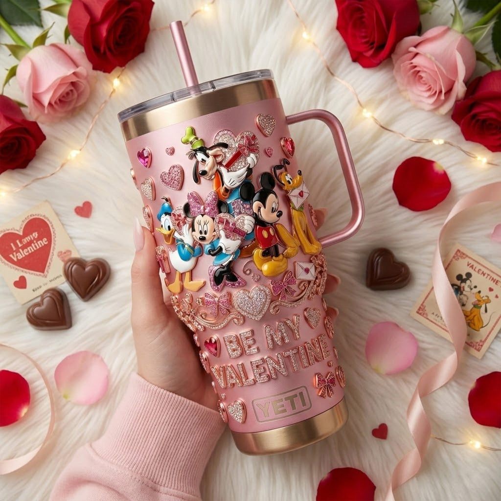 MICK Valentine's Day 40oz Tumbler With Handle TNSM