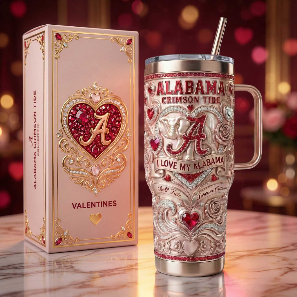 ACT 40oz Valentines Tumbler With Handle HTTT