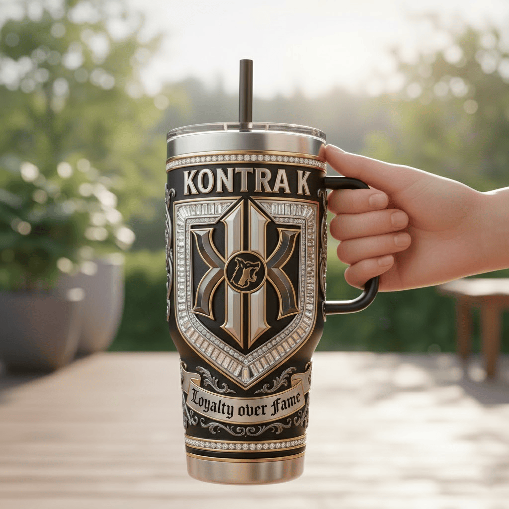 KNTK 40oz Tumbler With Handle PDL