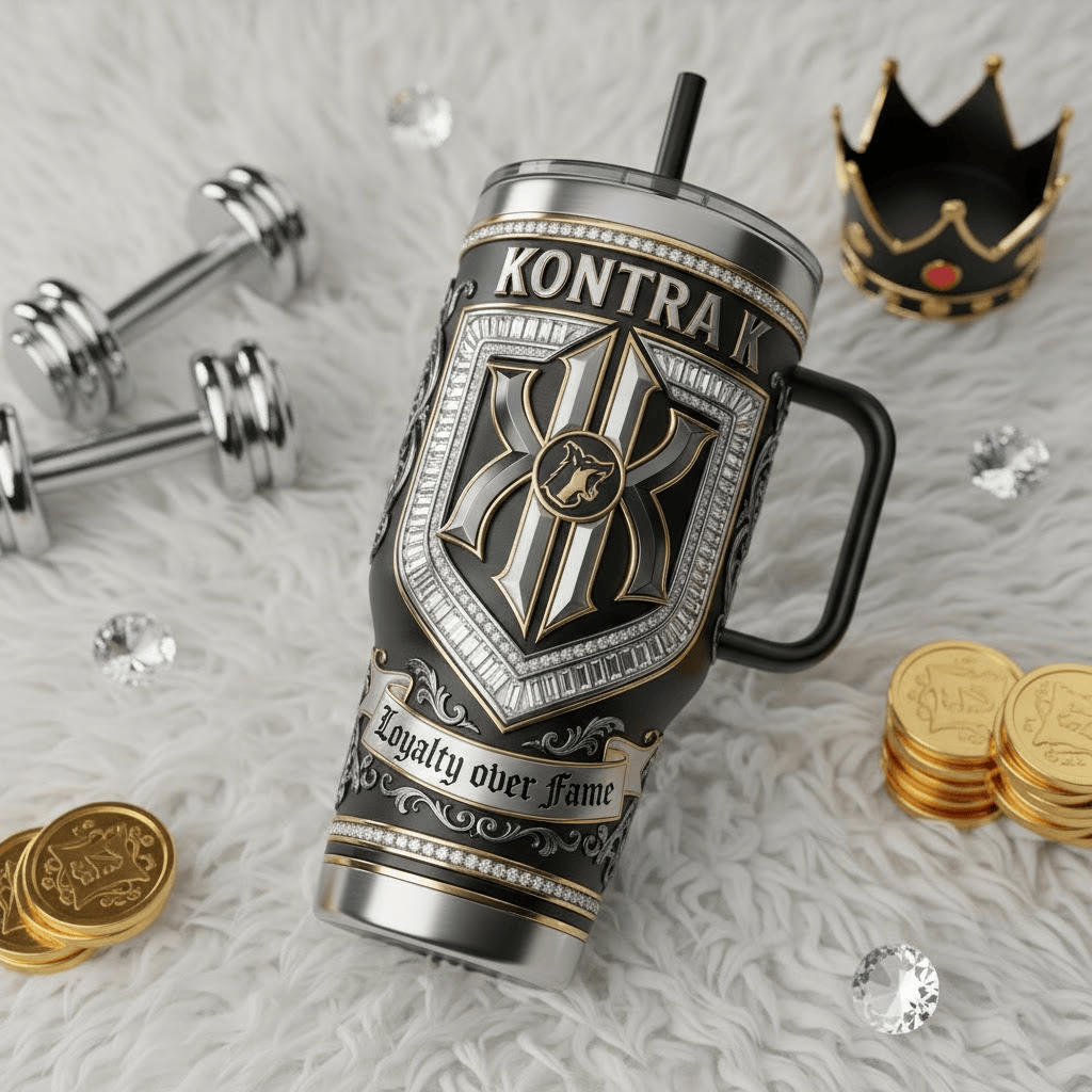 KNTK 40oz Tumbler With Handle PDL