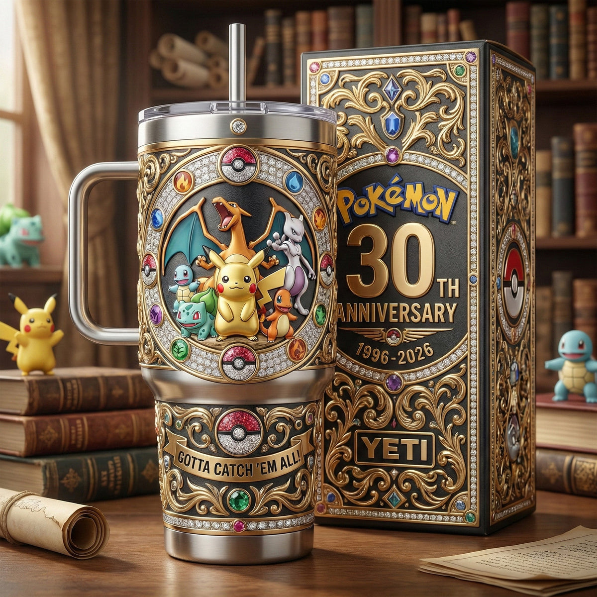 PKM 40oz Tumbler With Handle LNTH