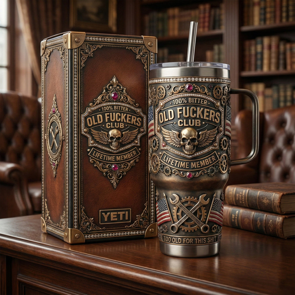 OFKC 40oz Tumbler With Handle LNTH