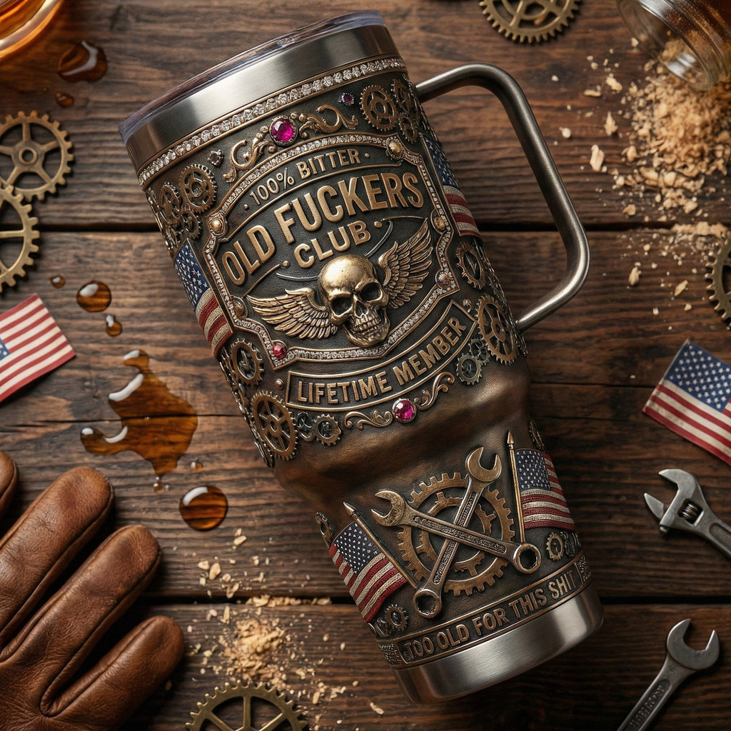 OFKC 40oz Tumbler With Handle LNTH