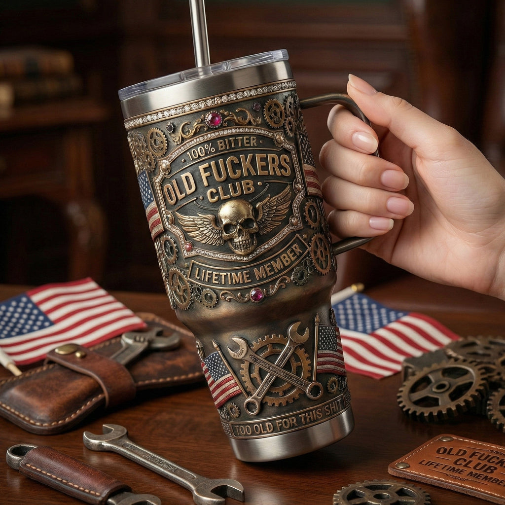 OFKC 40oz Tumbler With Handle LNTH