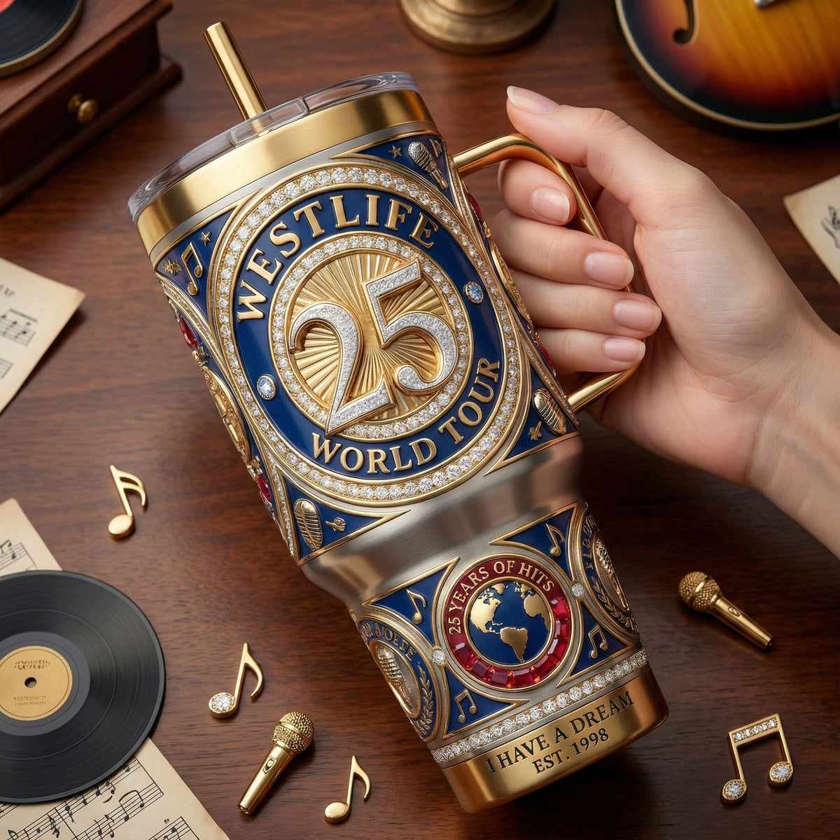 WLE 40oz Tumbler With Handle LNTH
